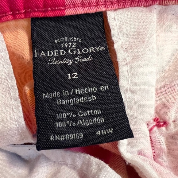 Faded Glory Summer Plaid Chino Shorts - Picture 6 of 6